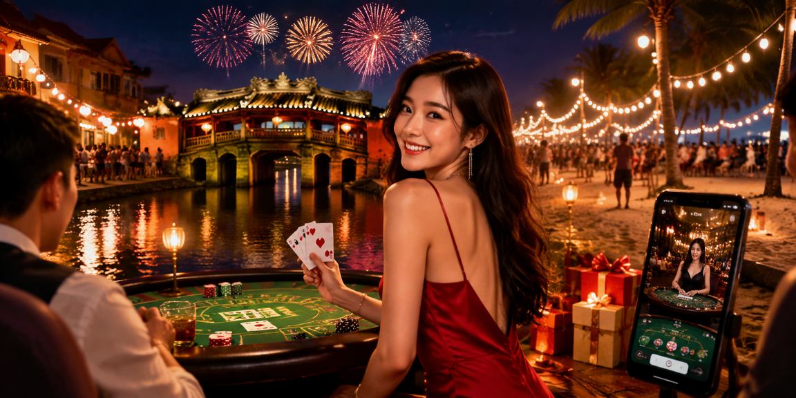 Không khí sôi động tại chợ đêm Hội An với các trò chơi và sự kiện đêm