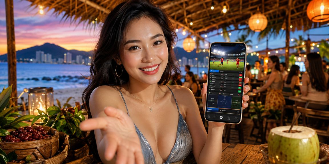 Người dùng tại Nha Trang tìm hiểu điều khoản sử dụng dịch vụ bên ly cà phê biển